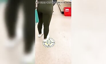 Latina Princess Caught in Candid Supermarket Donk
