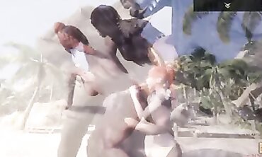 Insane Life: Two Women Service a Guy with a XXL Rhino