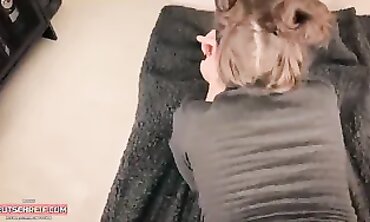 POV Doggy Style Anal Fuck with Mature Brunette
