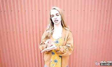 Petite Russian Amateur Gets Deepthroat and Reverse Cowgirl