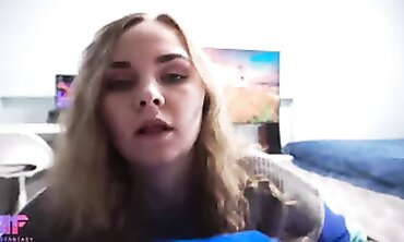 Beauty and Pleasure: Mischievous Sweater Hottie Delivers Best POV Blowjob
