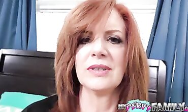 Redhead MILF Andi James Teaches Her Stepson