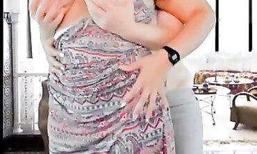 Two Plump Milfs Share a Webcam Session
