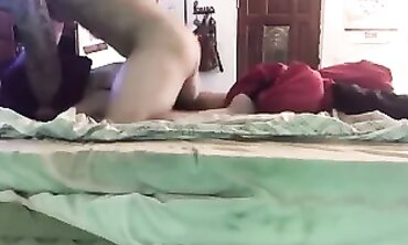 Tasty Native's First Time Anal Trio with Hotwife