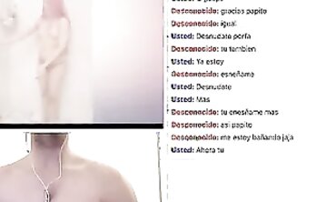 Hot Latina Cougar Sensual Shower Dance