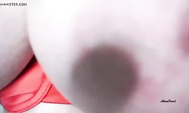 Big Boobed Babe Masturabtes For Her Man - POV Perspective