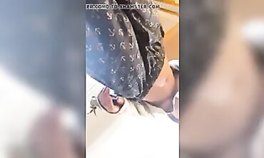 Voyeur Spies Busty Brunette Friend Without a Bra