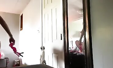 Stomiskies Changes Clothes in the Bedroom