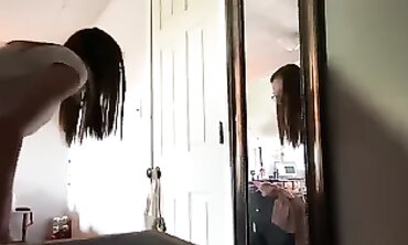 Stomiskies Changes Clothes in the Bedroom