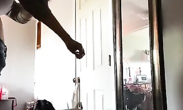 Stomiskies Changes Clothes in the Bedroom