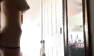 Stomiskies Changes Clothes in the Bedroom