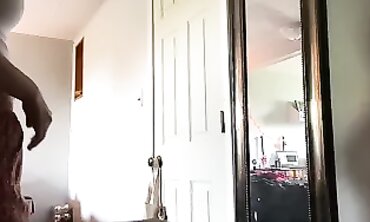 Stomiskies Changes Clothes in the Bedroom