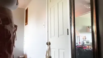 Stomiskies Changes Clothes in the Bedroom