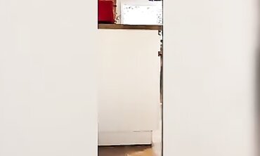 Watching Porn and Jerking Off Under the Table