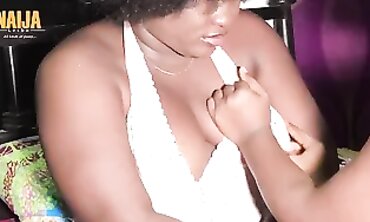 Two Plus-Size Nigerian Lesbians Enjoy Amateur Ebony Action