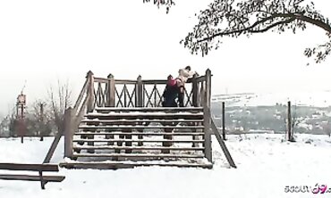 Stella Fox Gets a Hardcore Outdoor Czech Street Fuck