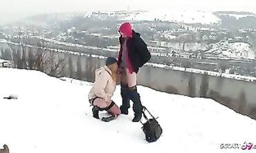 Stella Fox Gets a Hardcore Outdoor Czech Street Fuck