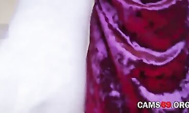 Lusty Blonde Smacks Her Ass With Vibrator