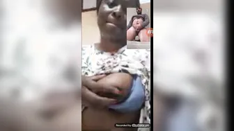 Amateur Black Trio Webcam Spectacle