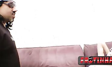 Naty Harper and Renatinha Gaucha in a Wild Threesome Gangbang