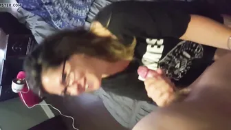 Neighbors MILF Wife Learns to Deep Throat My Cock