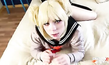 Deep Throat Queen - Toga Hikimo Facesitting Blowjob & Riding POV Sex