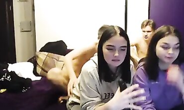 Larissa Manoela: Two Sisters and Three Naked Studs