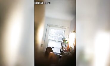 Beautiful Roommate Shower Spy