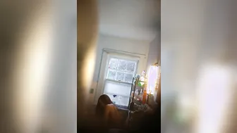 Beautiful Roommate Shower Spy
