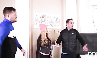 Alyssia Kent Takes Two Big Cocks in a Threesome