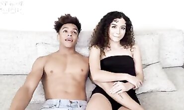 Latina Teen Leah Gets Faceholed and Smashed by RJ