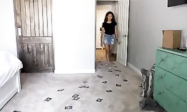 Latina Teen Leah Gets Faceholed and Smashed by RJ