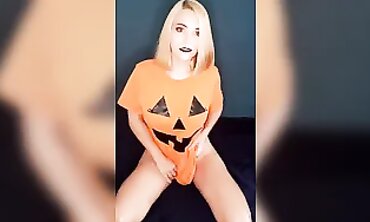 Blonde MILF Gets Anal Vibrator Action and Creamy Pussy Play