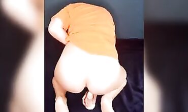 Blonde MILF Gets Anal Vibrator Action and Creamy Pussy Play