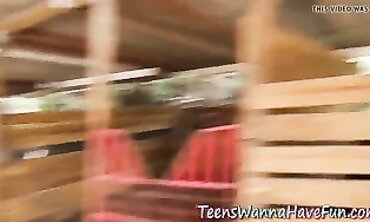 Elderly MILF Fingered by Teens in Threesome