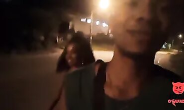 Amateur Lovers Have Hardcore Sex on the Street