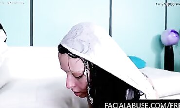 Degenerate scum facefucked gonzo