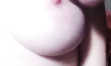 Skinny Blonde Lesbians Show Huge Tits on Webcam