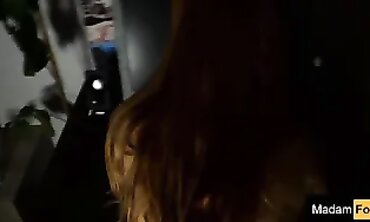 MadamFox Takes a Thick Cock in Her Tight Ass for a Creampie