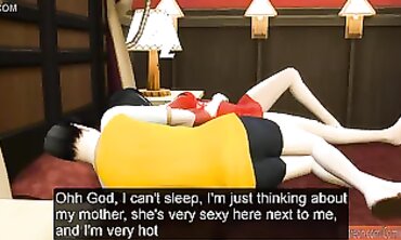 Korean MILF Mom Tempts Son and His Boyfriend During Sleepover