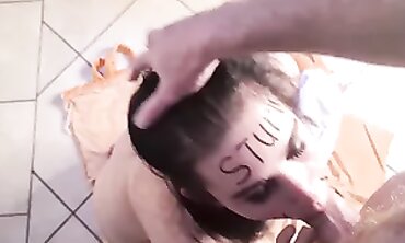 Teeny Broads: Extreme Face Smashing with Slobber and Piss