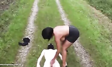 Suntanned Milf Domination: Ballbusting and Spanking