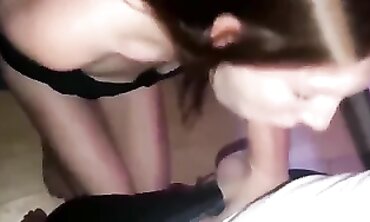 Petite Amateur Takes on a Massive Cock