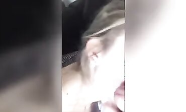 barely legal Platinum Blonde Takes a Deep Throat Cumshot