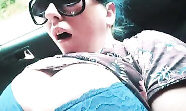 BigBustyShez Gets Porked in Vehicle on Way to Wales
