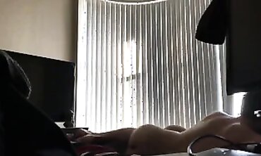 Petite Asian Bae Rides Hard on Homemade Wood
