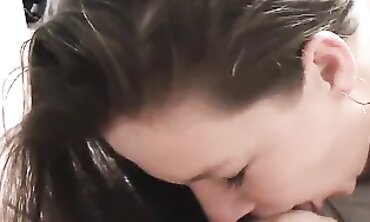 POV Blowjob and Cumshot with MILF Love