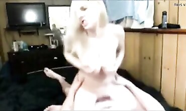 Lusty Blonde Climax Romped