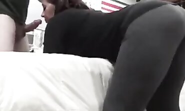 Chubby Fiancee Pulverized in Leggings