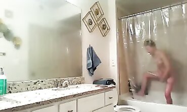 Hidden Cam Voyeur: Blonde Nymph Masturbating